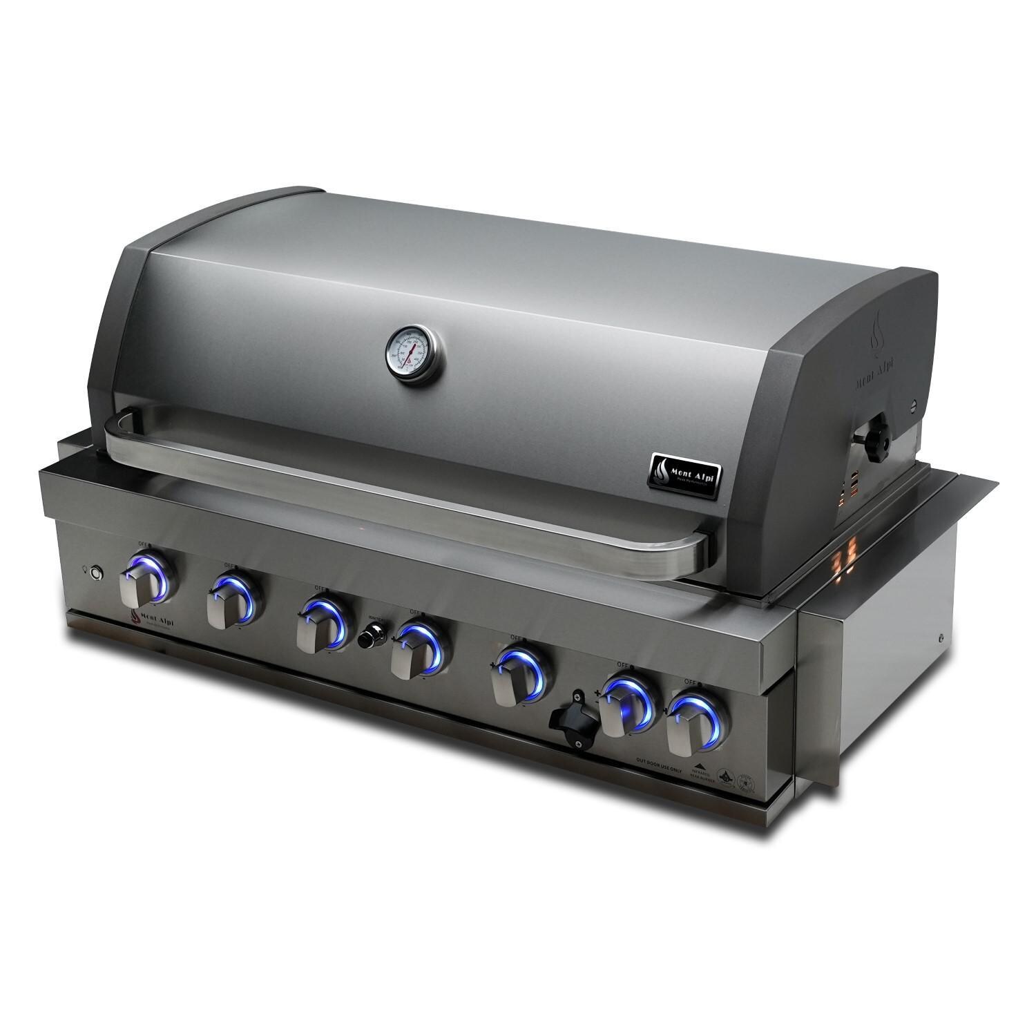 Mont Alpi - MABi805 - 44-Inch Built-In Propane Gas Grill - Right - White Background thumbnail