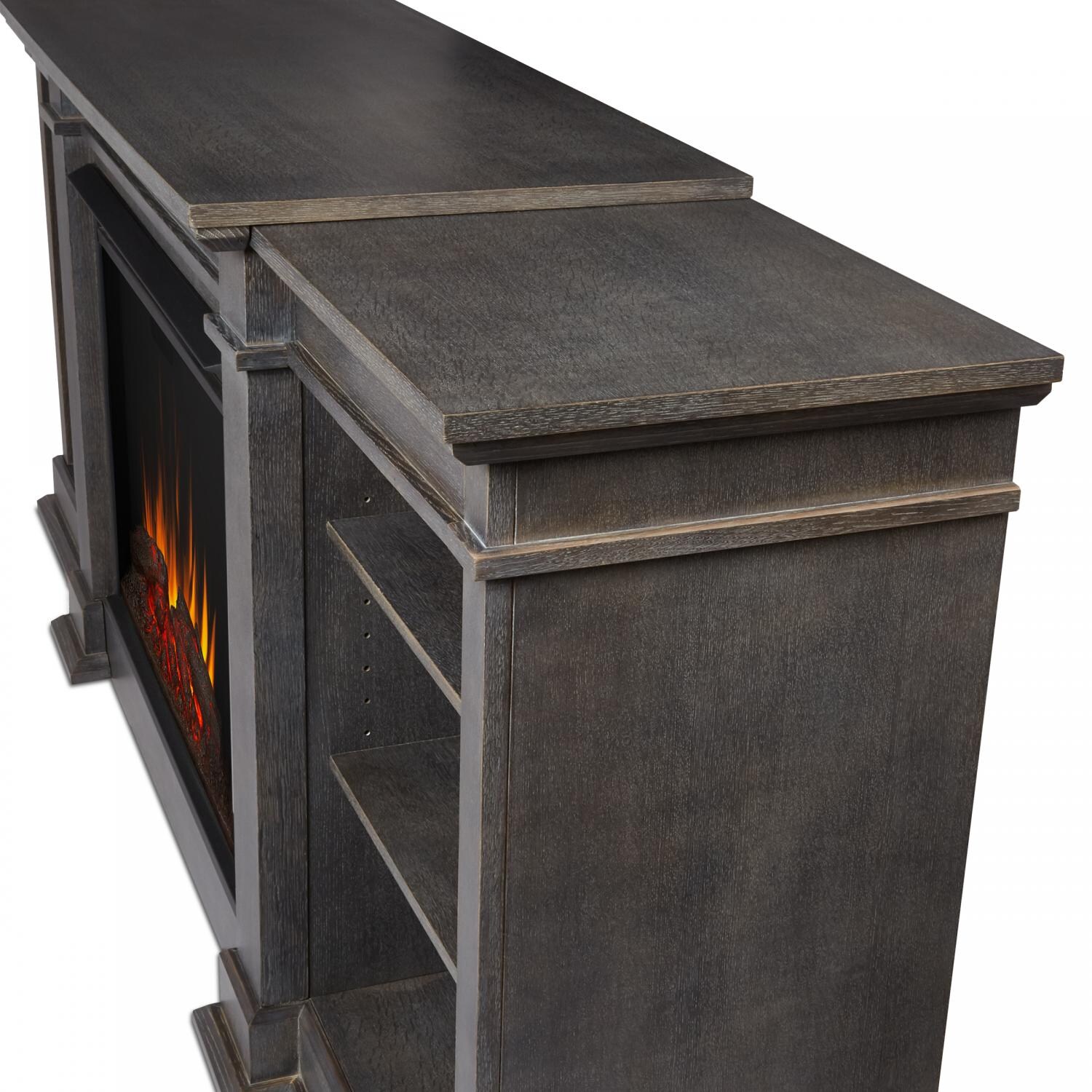 Real Flame Eliot Grand 81Inch Electric Fireplace Entertainment Center