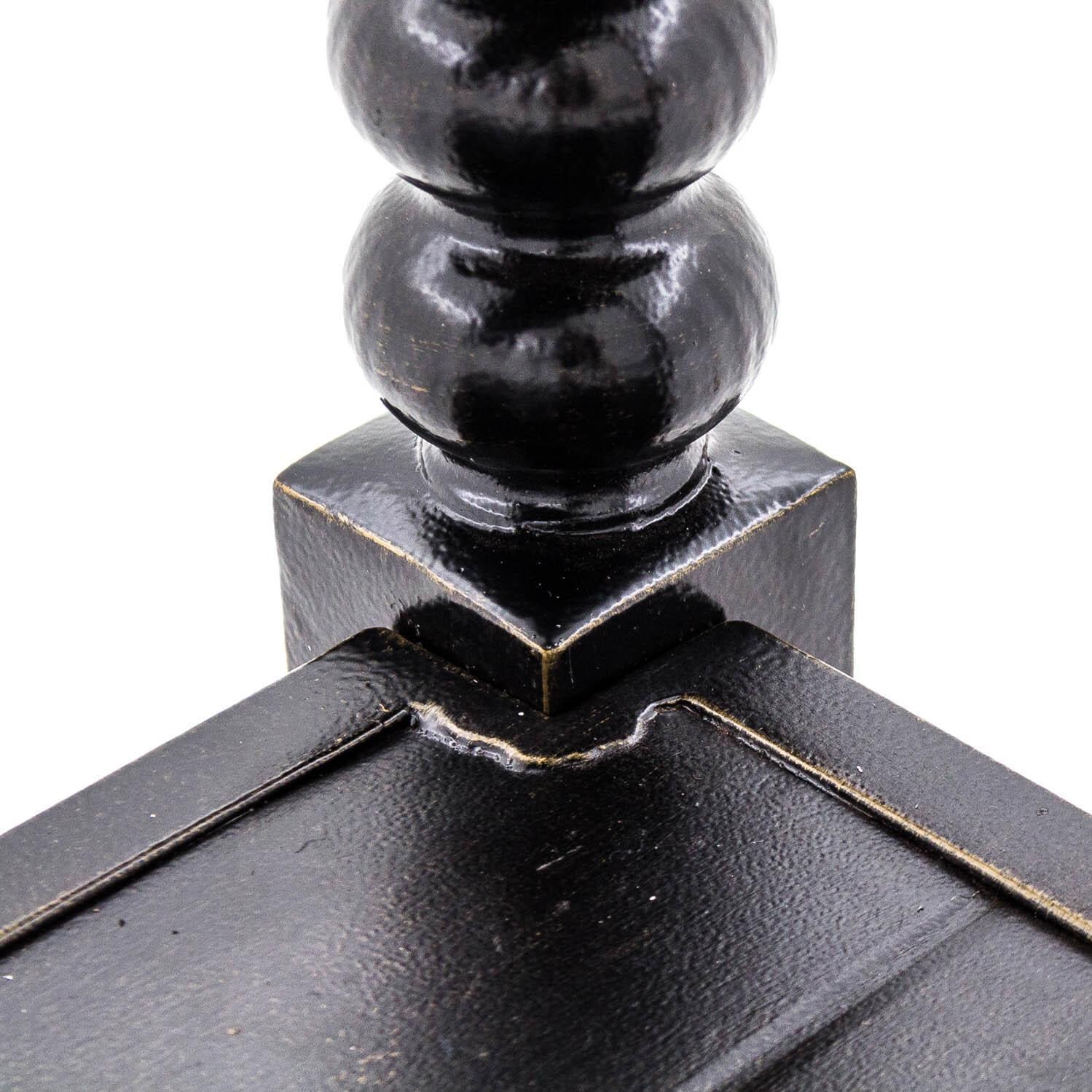 Du Monde 60 X 18 Inch Rectangular Cast Aluminum Outdoor Console Table - Leg Detail thumbnail