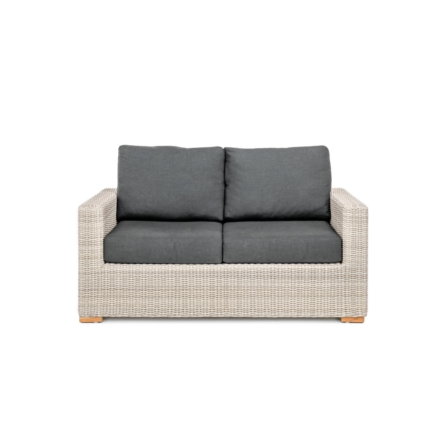 Oyster Bay Loveseat in Carbon By Teak + Table
