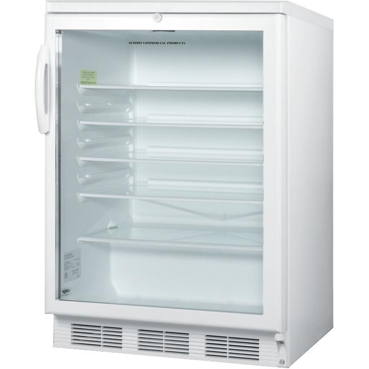Summit 5.5 Cu. Ft. Beverage Refrigerator - White - SCR600LBI thumbnail