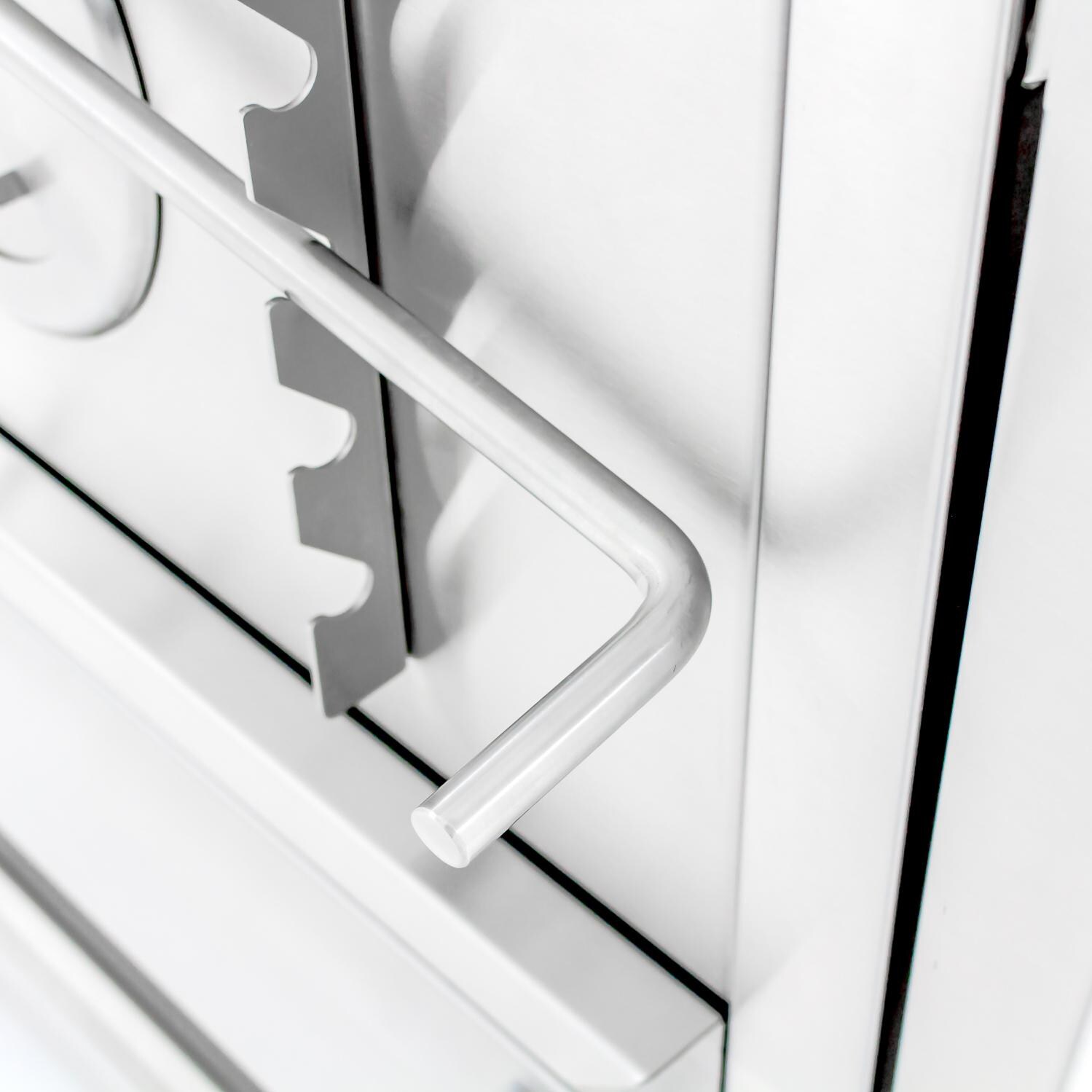 Cajun Grill Preaux 36-Inch Freestanding Charcoal Grill - Multi-Level Control Arm Detail thumbnail