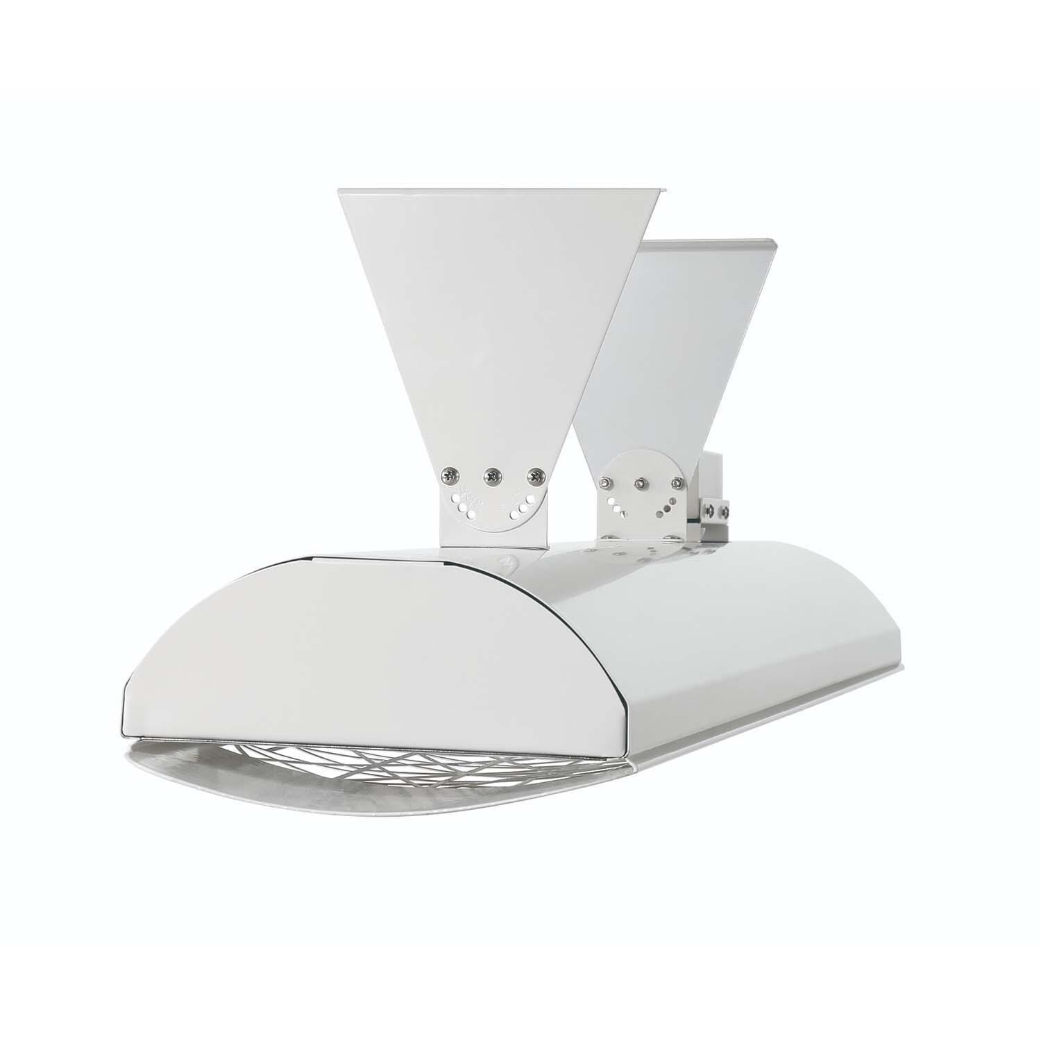 Eurofase EF50240W4 Astra Series 39-Inch 5000 Watt Dual Element 240V Electric Infrared Patio Heater - White - Ceiling Mount - White Background thumbnail