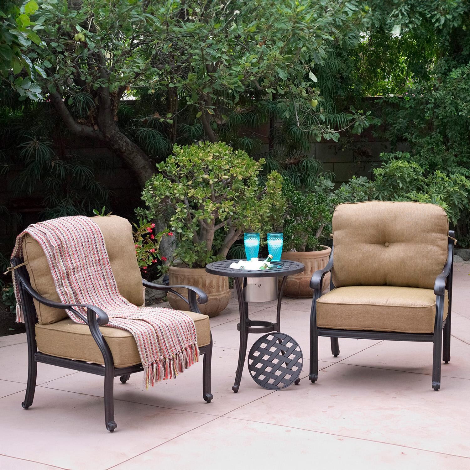 Darlee Nassau Patio Club Chair with Cushions (Set of 2) - Set (Not included) - Lifestyle thumbnail