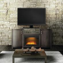 Napoleon Whitney 60-Inch Electric Fireplace Media Console with 24-Inch Cinema Firebox - Gray Wash - NEFE24-0516GRW