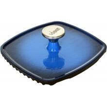 Lodge Colored Enamel Cast Iron Panini Press, Caribbean - Gradated Blue - ECPP33 image
