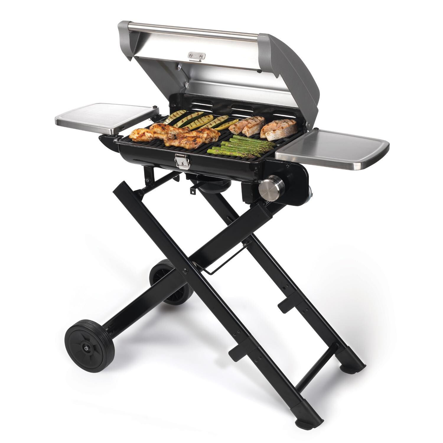 Cuisinart All Foods Roll-Away Gas Grill - Open thumbnail