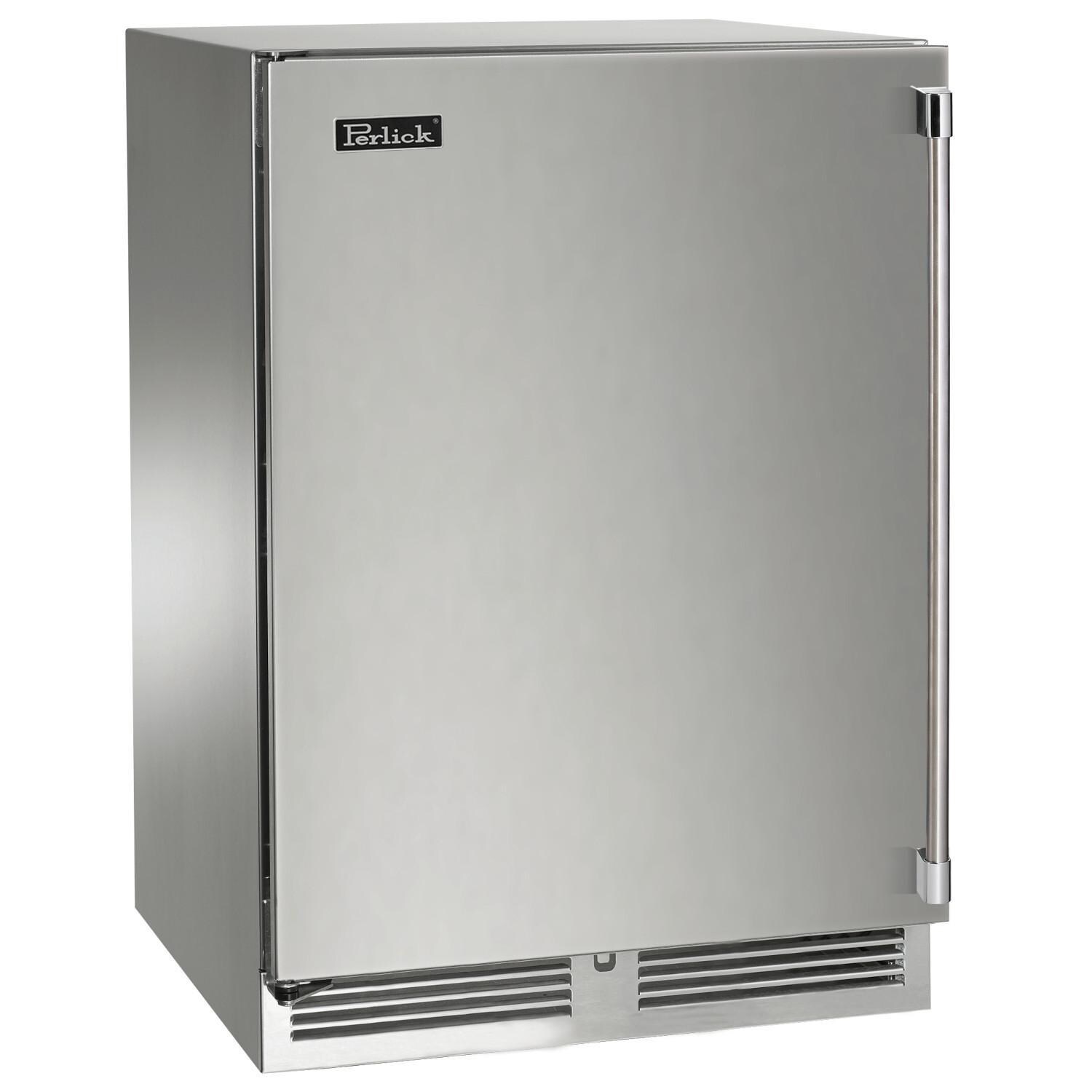 Perlick HH24RM-4-1LL 24-Inch Signature Series Shallow Depth Stainless Steel Outdoor Refrigerator w/ Door Lock thumbnail