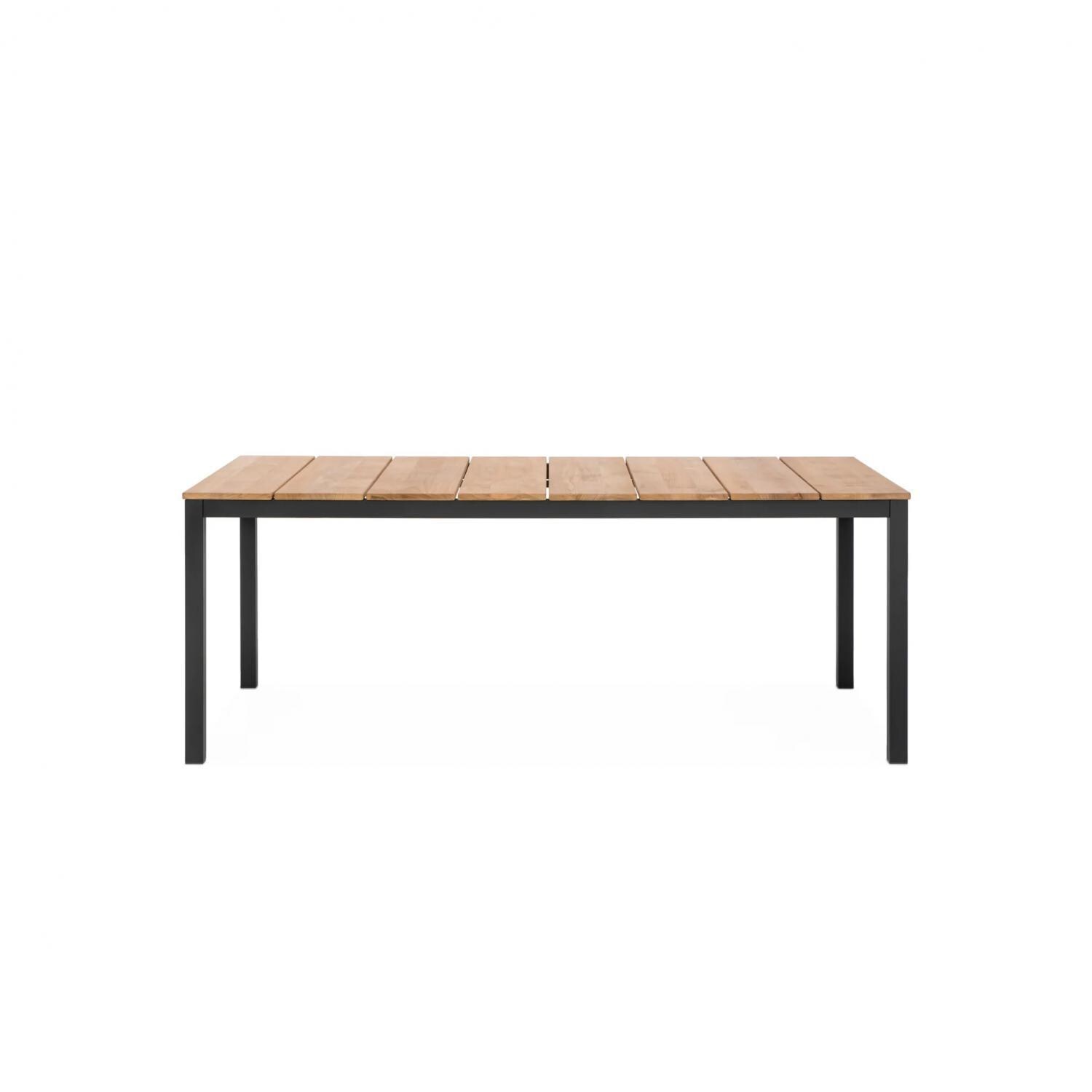 Barbados 78 Inch Rectangular Dining Table in Asteroid By Teak + Table