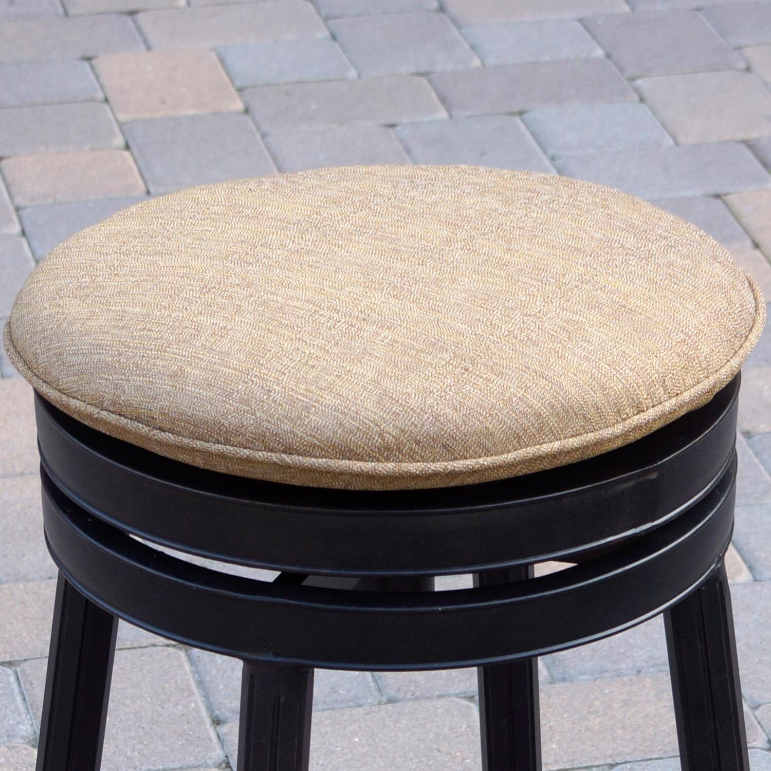 Darlee B/RC1210-101-2 Backless Round Bar Stool Replacement Cushion - Furniture Frame Not Included thumbnail