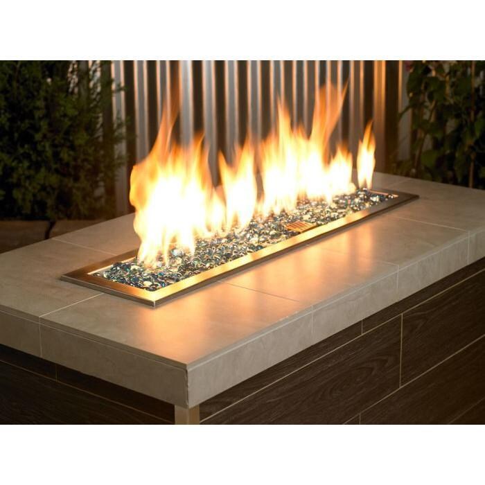 BBQGuys Signature FB-AQULST-10-J 3/4-in Aqua Blue Luster Fire Beads - Lifestyle thumbnail