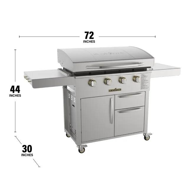 Blackstone 6008 Select 36-Inch Griddle W/ Cabinet - Dimensions - Dimensional