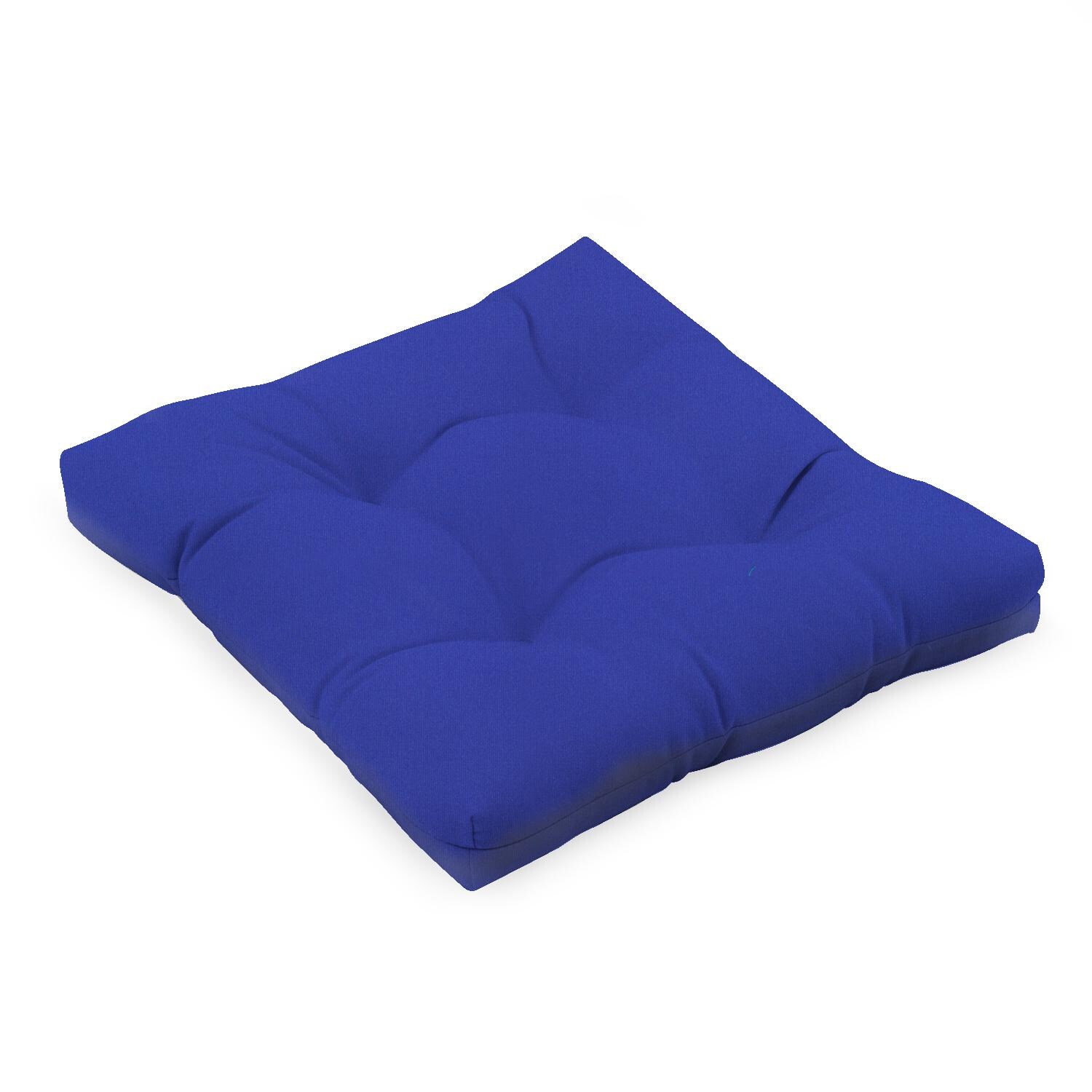 Sunbrella Canvas True Blue Extra Large Outdoor Replacement Seat Cushion By UltimatePatio.com thumbnail