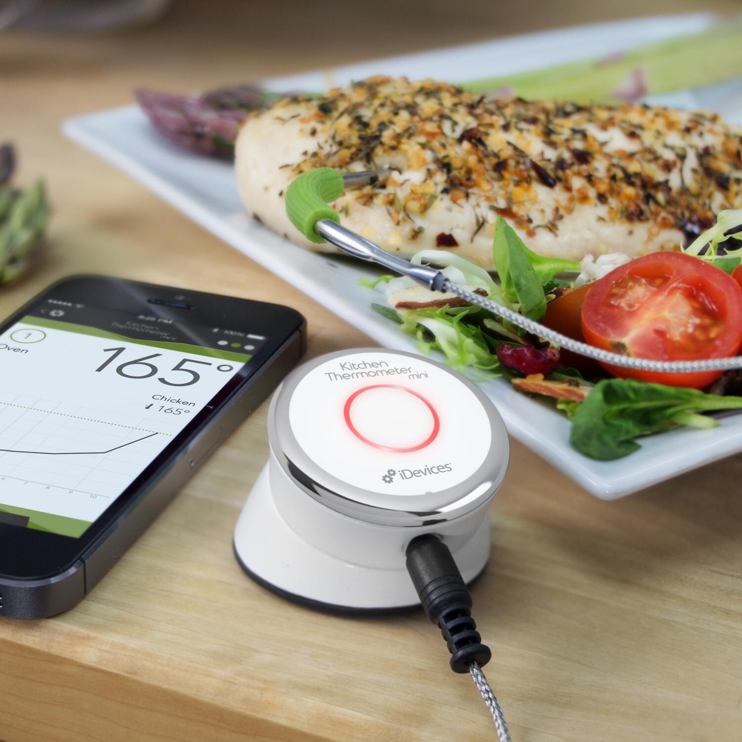 IDevices Smart Kitchen Bluetooth Thermometer Mini BBQGuys