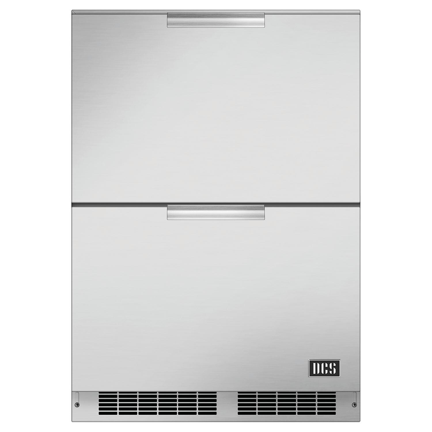 DCS 24-Inch 5.6 Cu. Ft. Outdoor Rated Refrigerator Drawers - RF24DE3