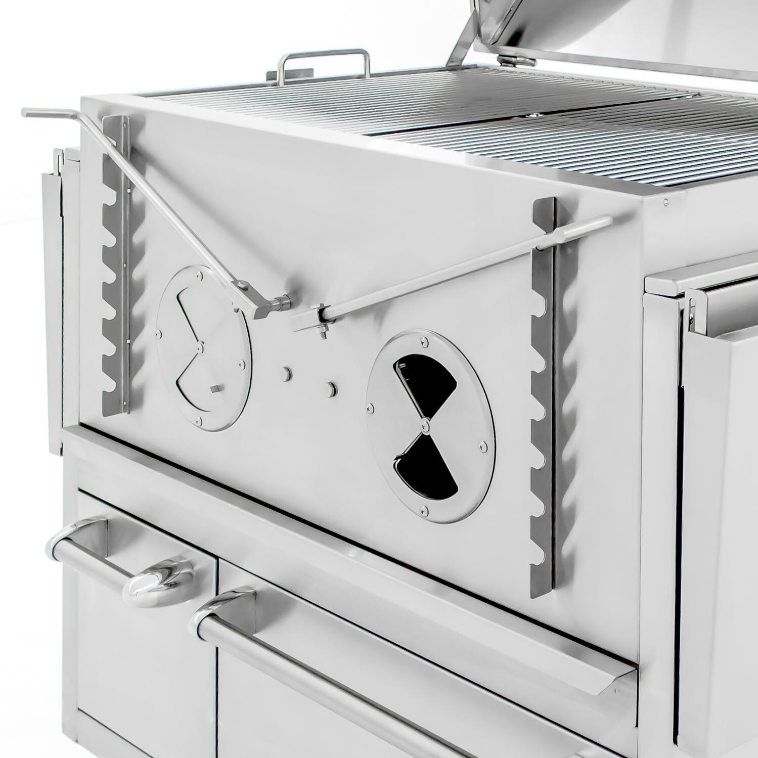 Cajun Grill Preaux 36-Inch Freestanding Charcoal Grill - Grill Air Vent thumbnail