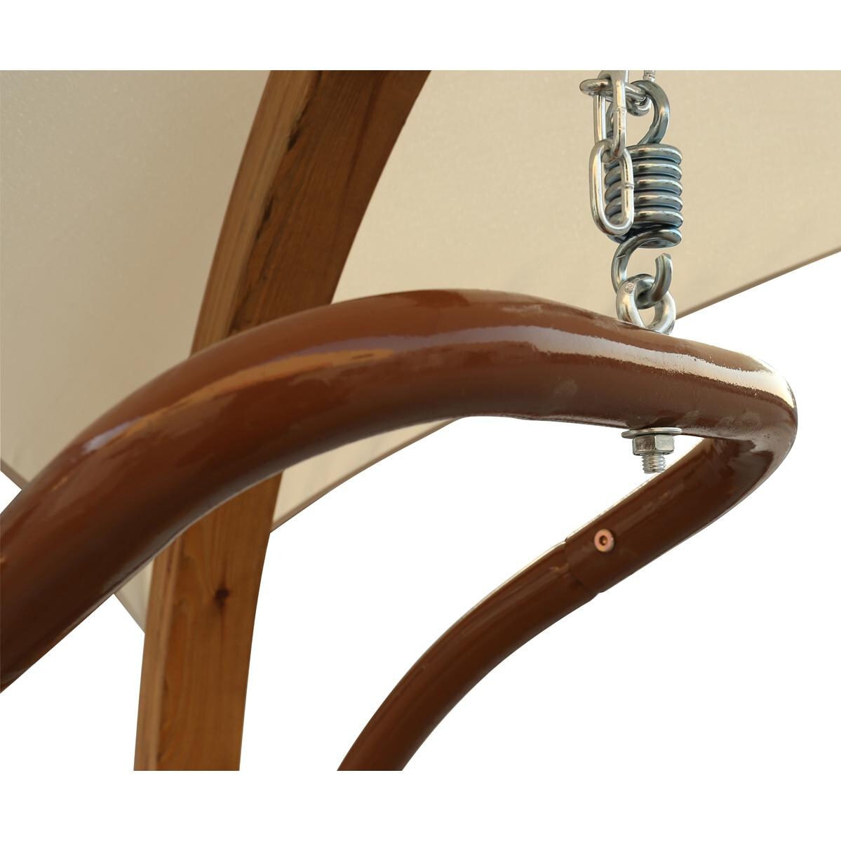 Leisure Season Sling Patio Swing Chair - Hanging Chain Detail thumbnail