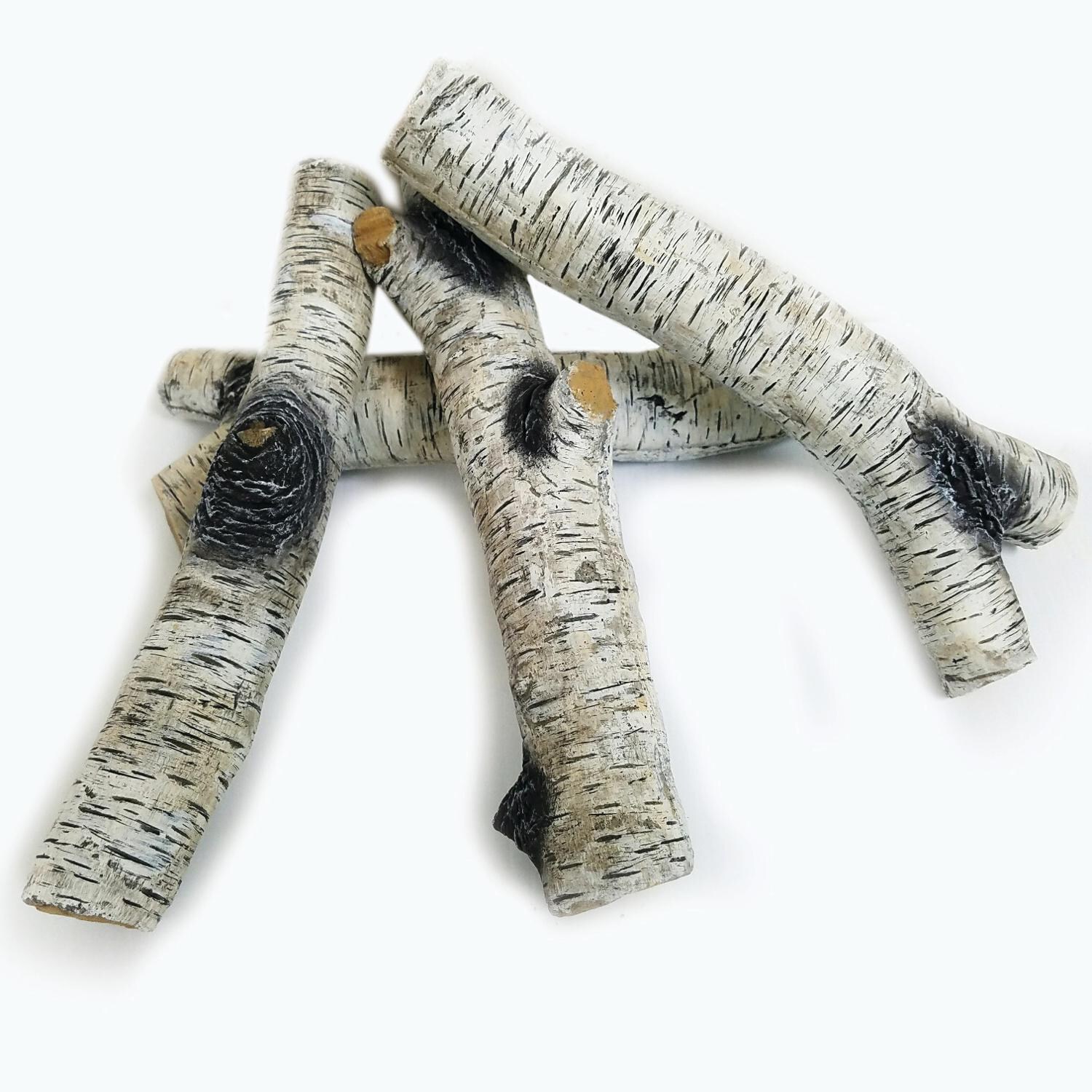 Enhance A Fire Silver Birch Burncrete Twigs