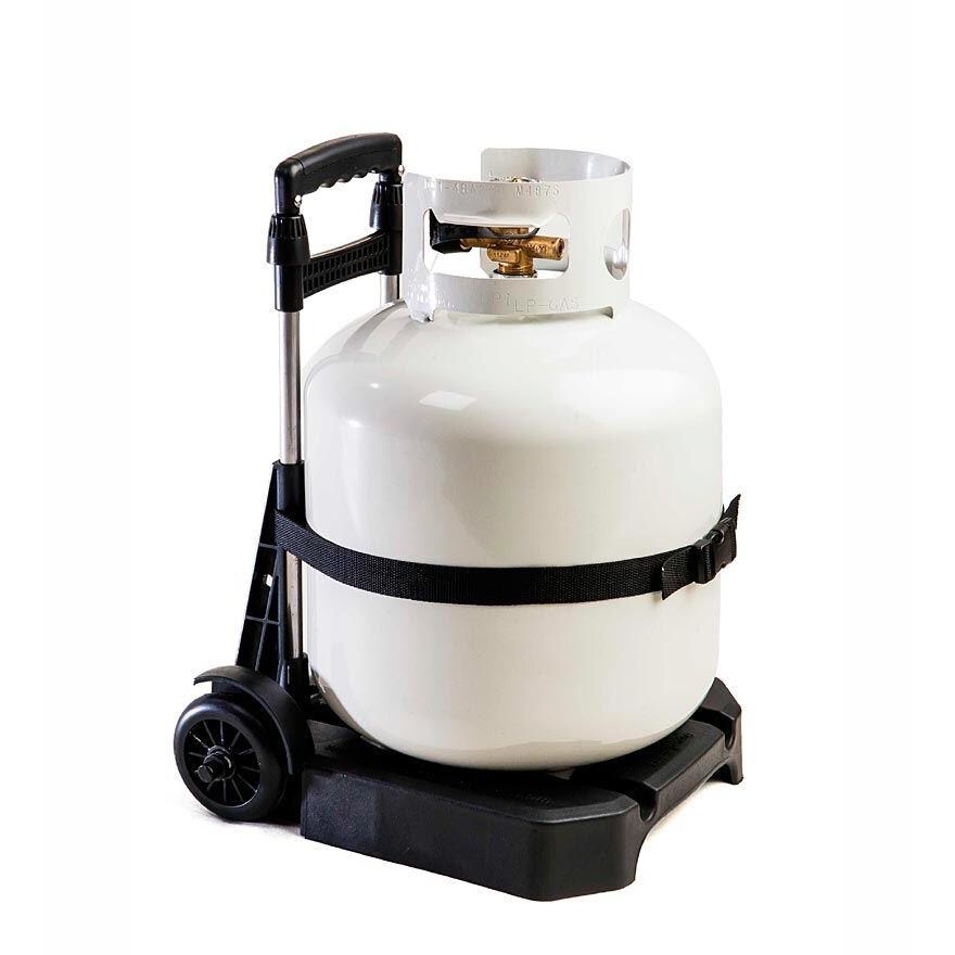 Sunstone Happy Roller Propane Tank Carrier - Full View (Shown With Propane Tank - Not Included) thumbnail