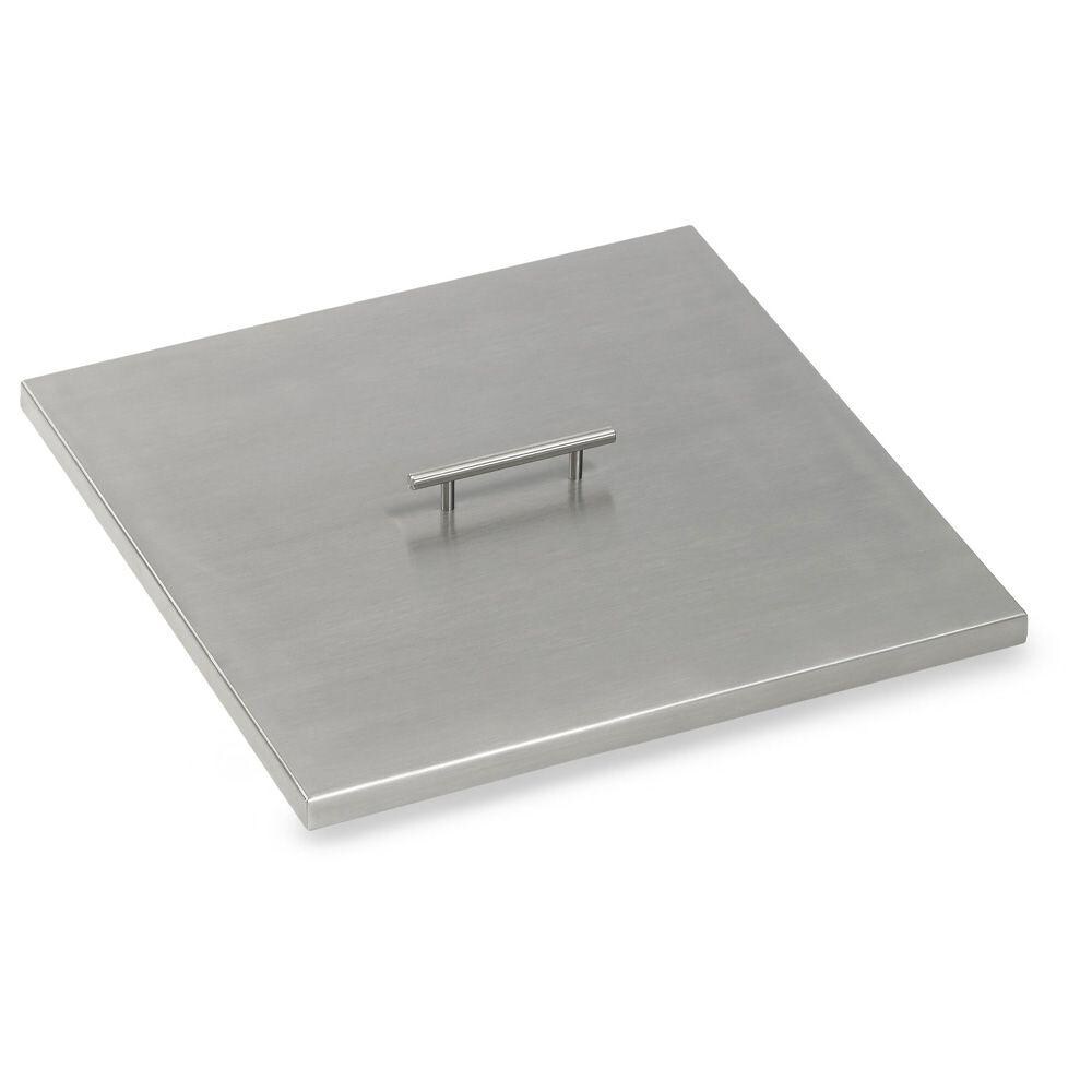 BBQGuys Signature SS-CV-SQP-18 21-Inch Square Stainless Steel Drop-In Pan Cover thumbnail