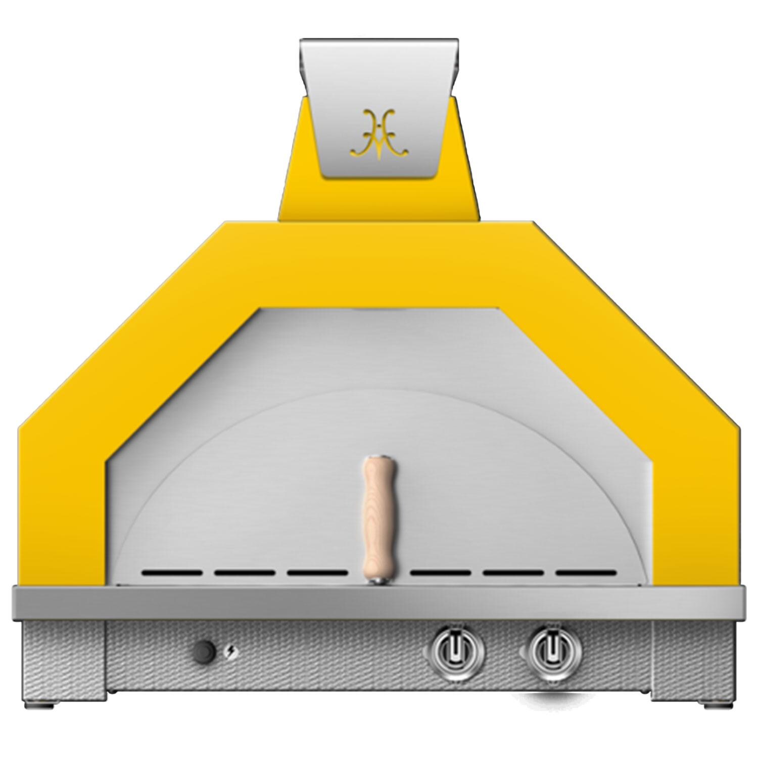Hestan Campania 33-in Propane Pizza Oven w/ Color Kit in Sol - Display - White Background thumbnail