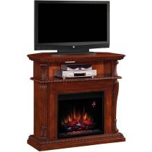ClassicFlame Corinth 42-Inch Wall Or Corner Electric Fireplace Media Console - Vintage Cherry - 23EF031GRP image