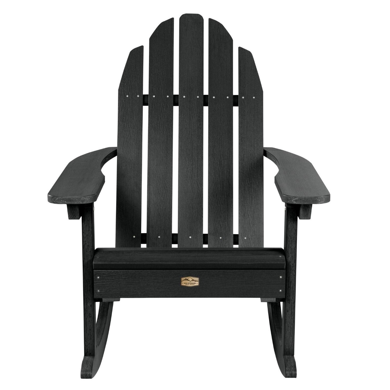 Lakeview The Charmville Adirondack Rocking Chair - Abyss - Front thumbnail