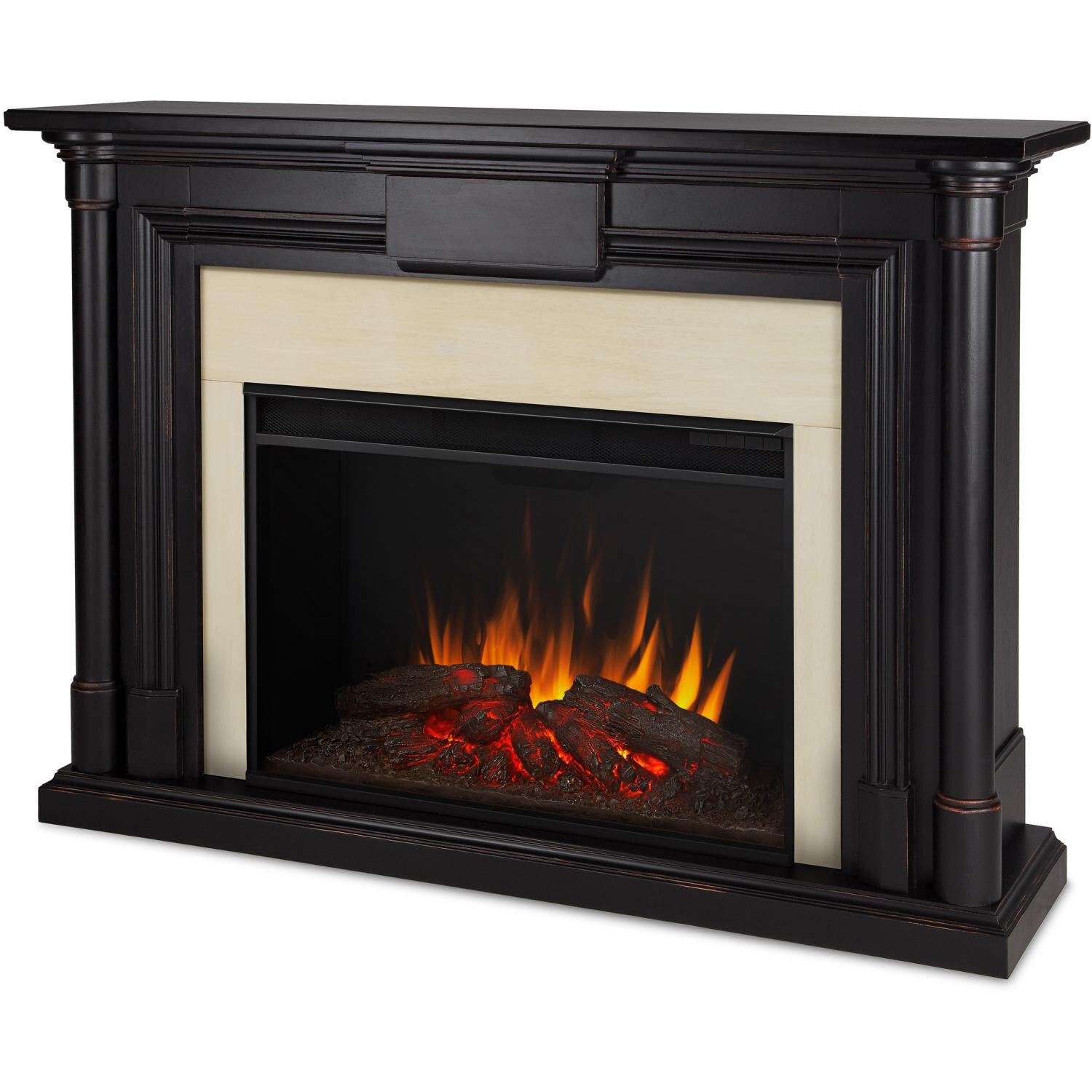 Real Flame 8030E-BW Maxwell Grand 57-Inch Electric Fireplace - Blackwash thumbnail