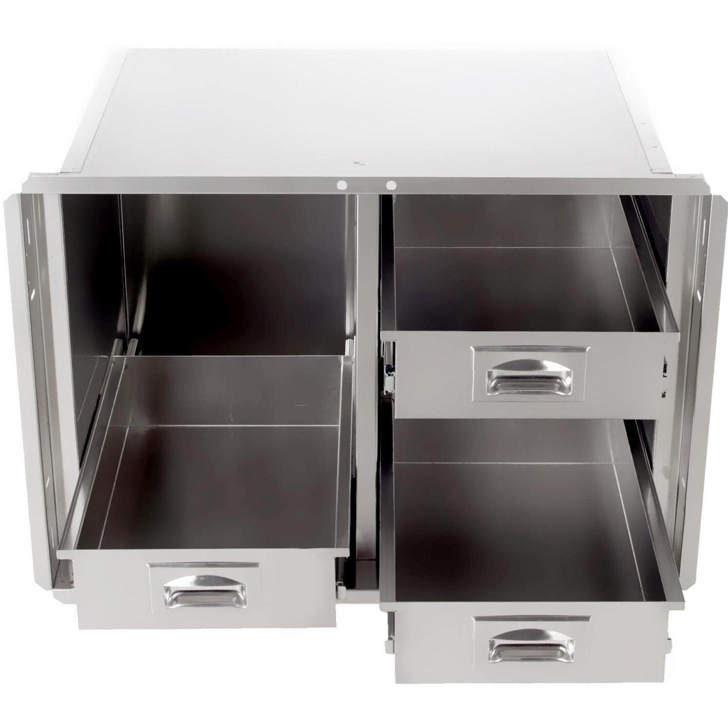 BBQGuys.com Sonoma Series Enclosed Cabinet Storage - Drawers Extended thumbnail