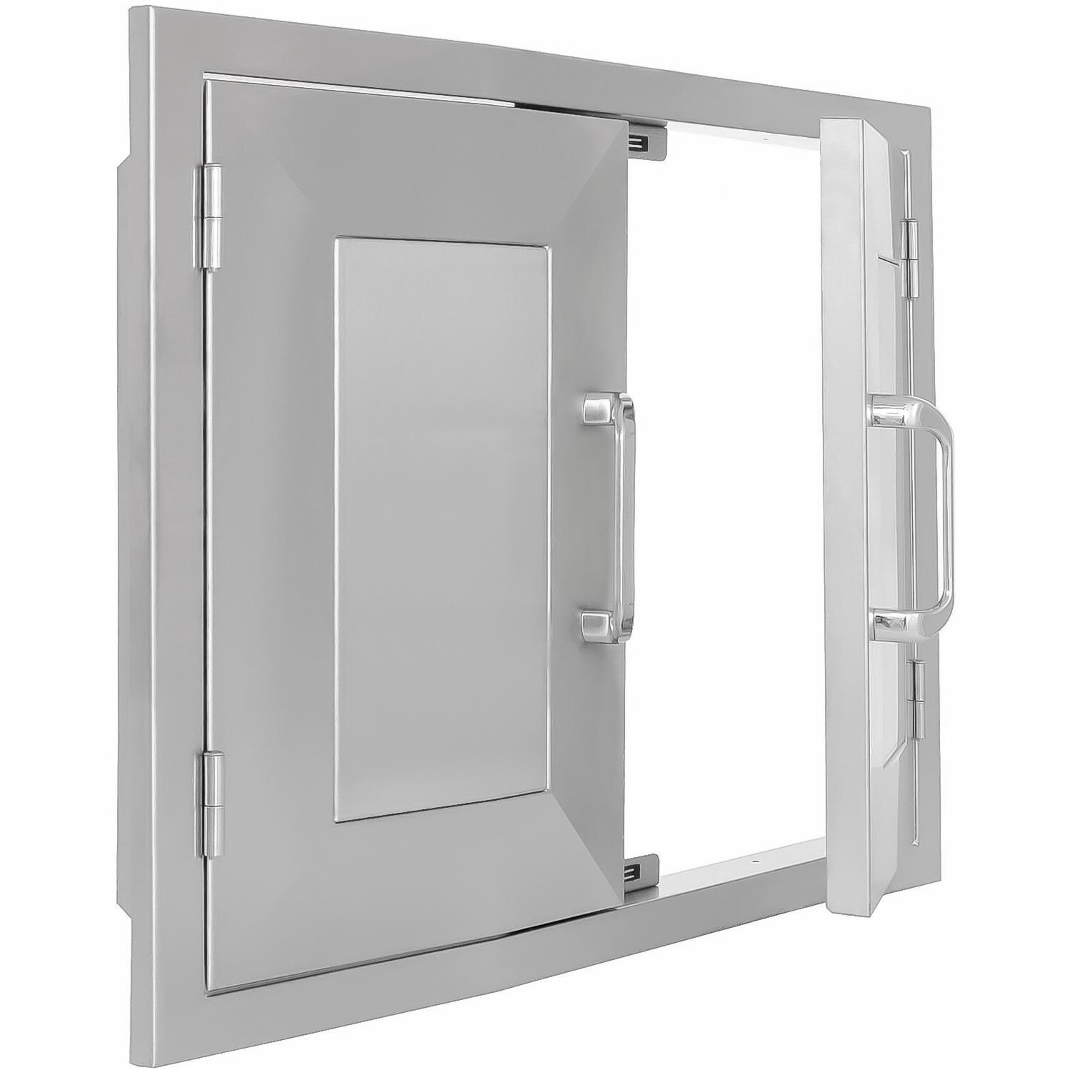 BBQGuys.com Kingston Panel Series Double Access Door - Door Open thumbnail