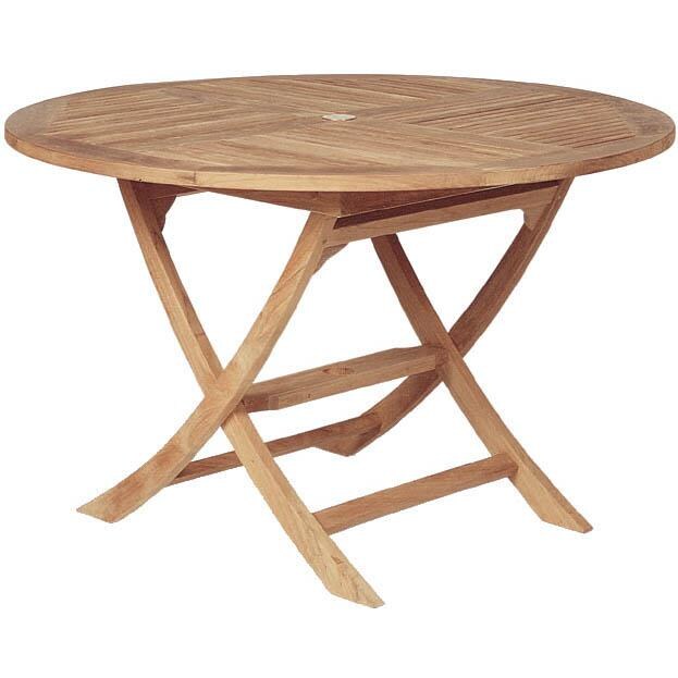 Royal Teak Collection Sailor 4 Person Teak Dining Set W/ 47 Inch Folding Table & Chairs - Sailor Folding Table thumbnail