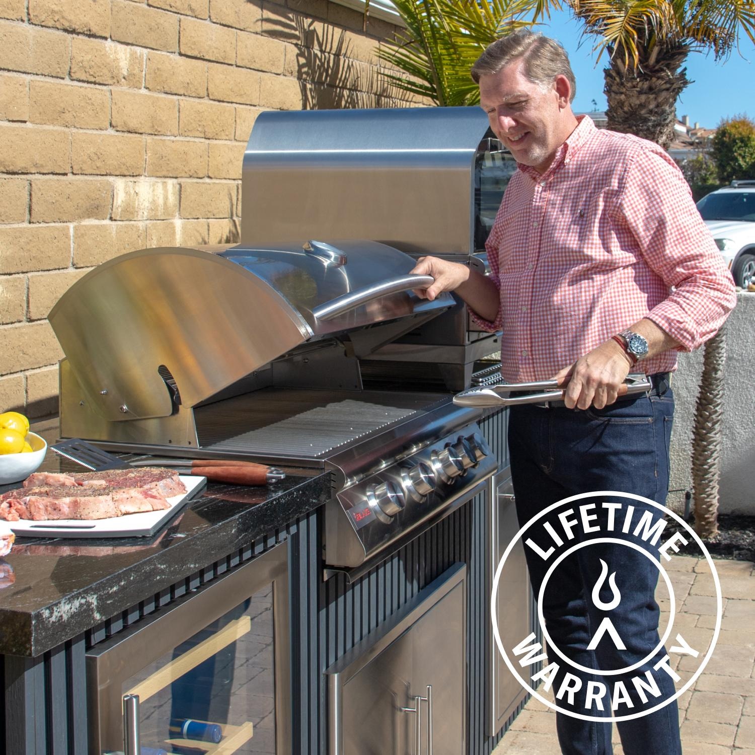 Blaze BLZ-4LTE3MG-LP Marine Grade Built-In Propane Grill - Lifetime Warranty - Detail thumbnail