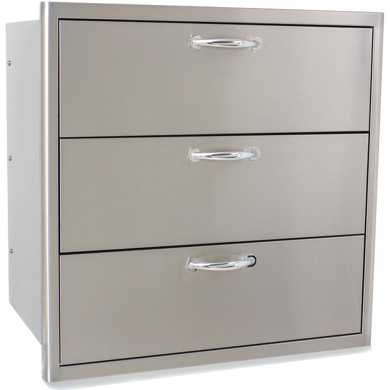 Blaze 30-Inch Triple Access Drawer - Angled View thumbnail