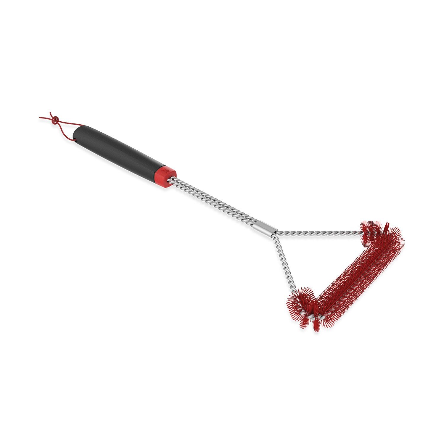 Weber 3400714 18-in Cold Clean Grill Brush - Angled - White Background thumbnail