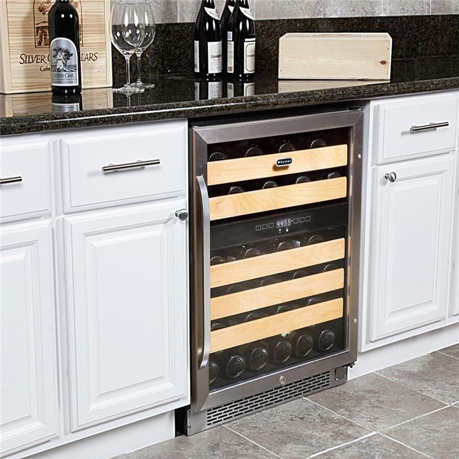 Whynter 46 Bottle Dual Temperature Zone Built In Wine Refrigerator: Vent Lifestyle thumbnail