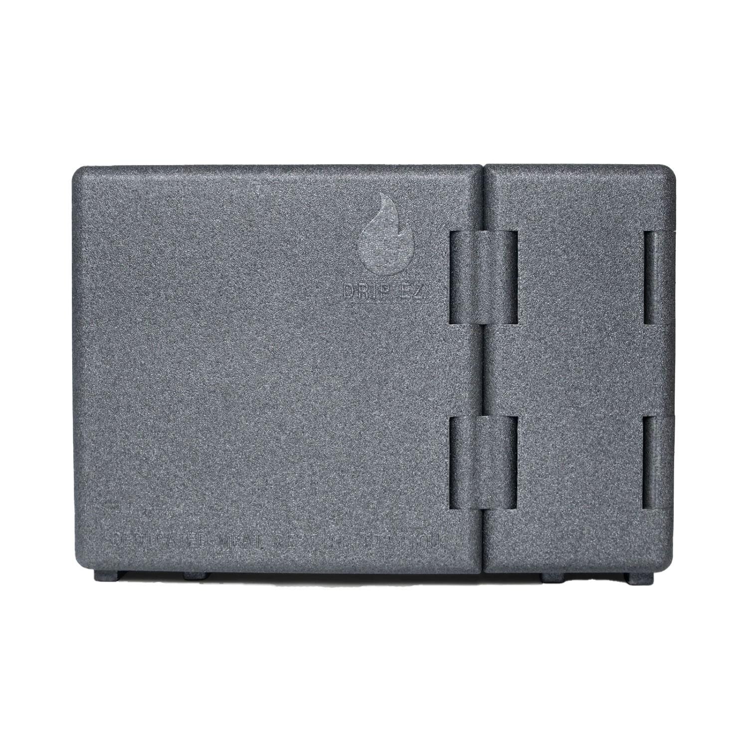 Drip EZ Q-CRIB-1-L Meat Resting Latching Que Crib - Display - White Background thumbnail