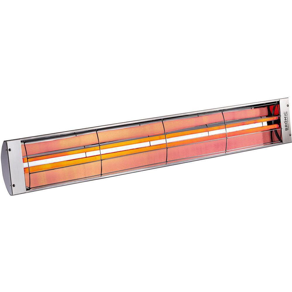 Bromic Heating Cobalt Smart-Heat 56-Inch 6000W Dual Element 277V Electric Infrared Patio Heater - Stainless Steel - BH0610004-277 image