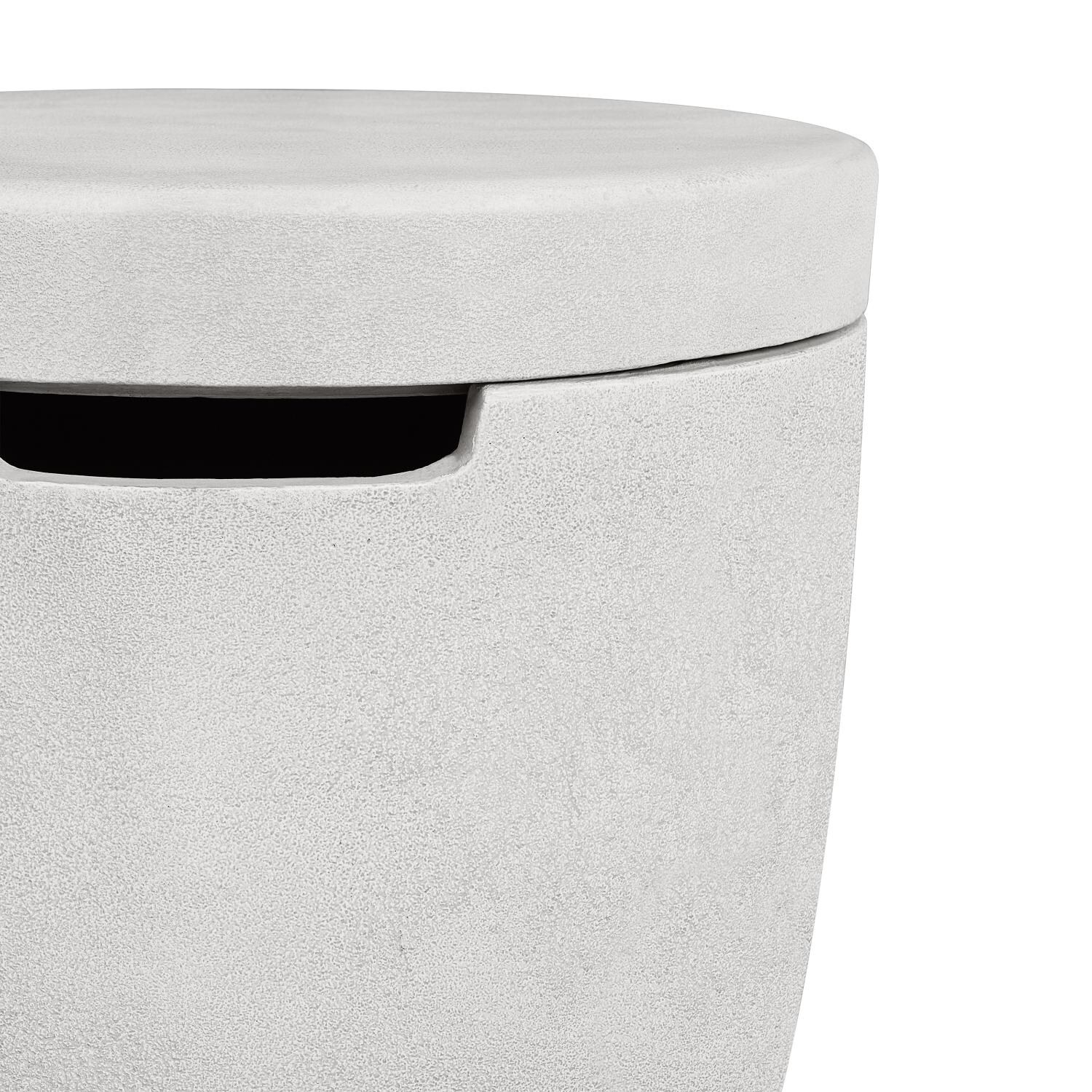 Dustyview 20Lb. Propane Tank Cover in Chalk by BBQGuys Signature - Detail thumbnail