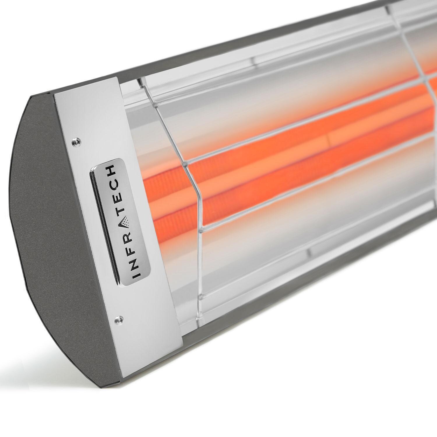 Infratech CD-Series 48 Inch 5200W Dual Element Electric Patio Heater - 240V - Gray - CD5224GR