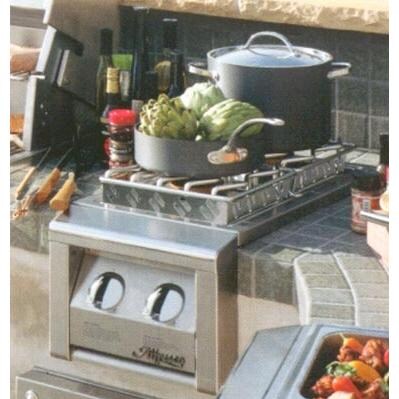 Alfresco Buildin Double Side Burner NG BBQGuys