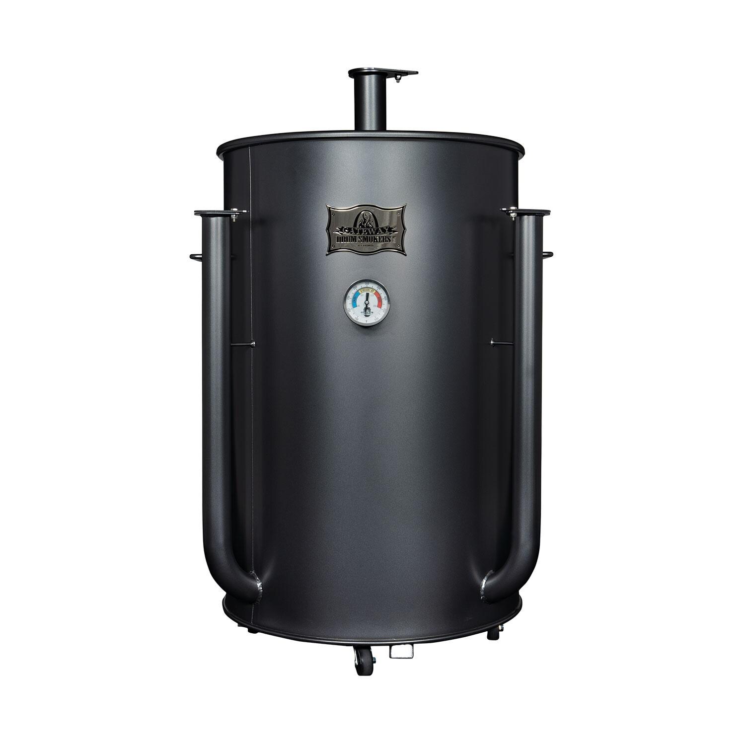 Gateway Drum Smokers 55 Gallon Charcoal BBQ Smoker - Matte Charcoal - 559FC