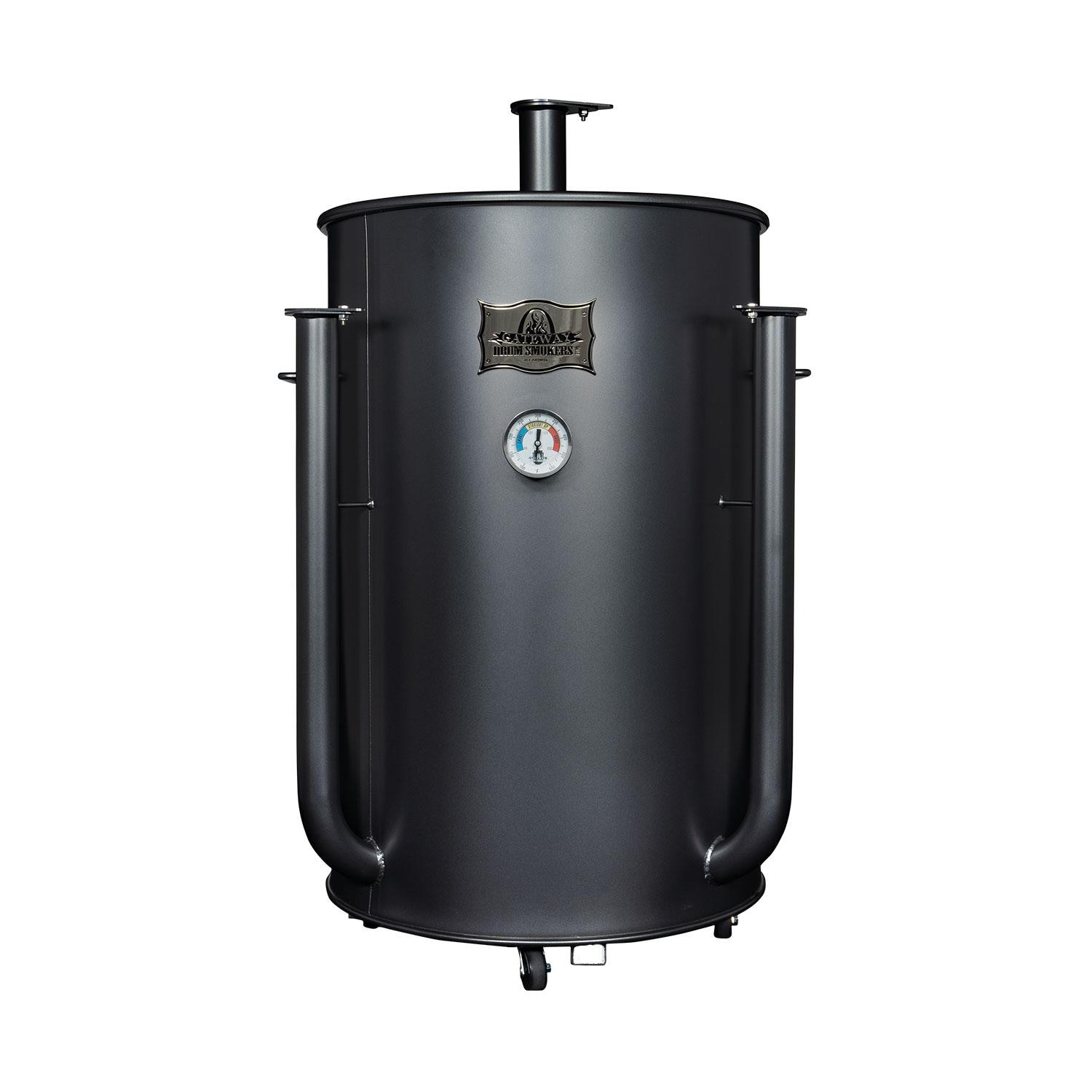 Gateway Drum Smokers 55 Gallon Charcoal BBQ Smoker - Matte Charcoal - 559FC
