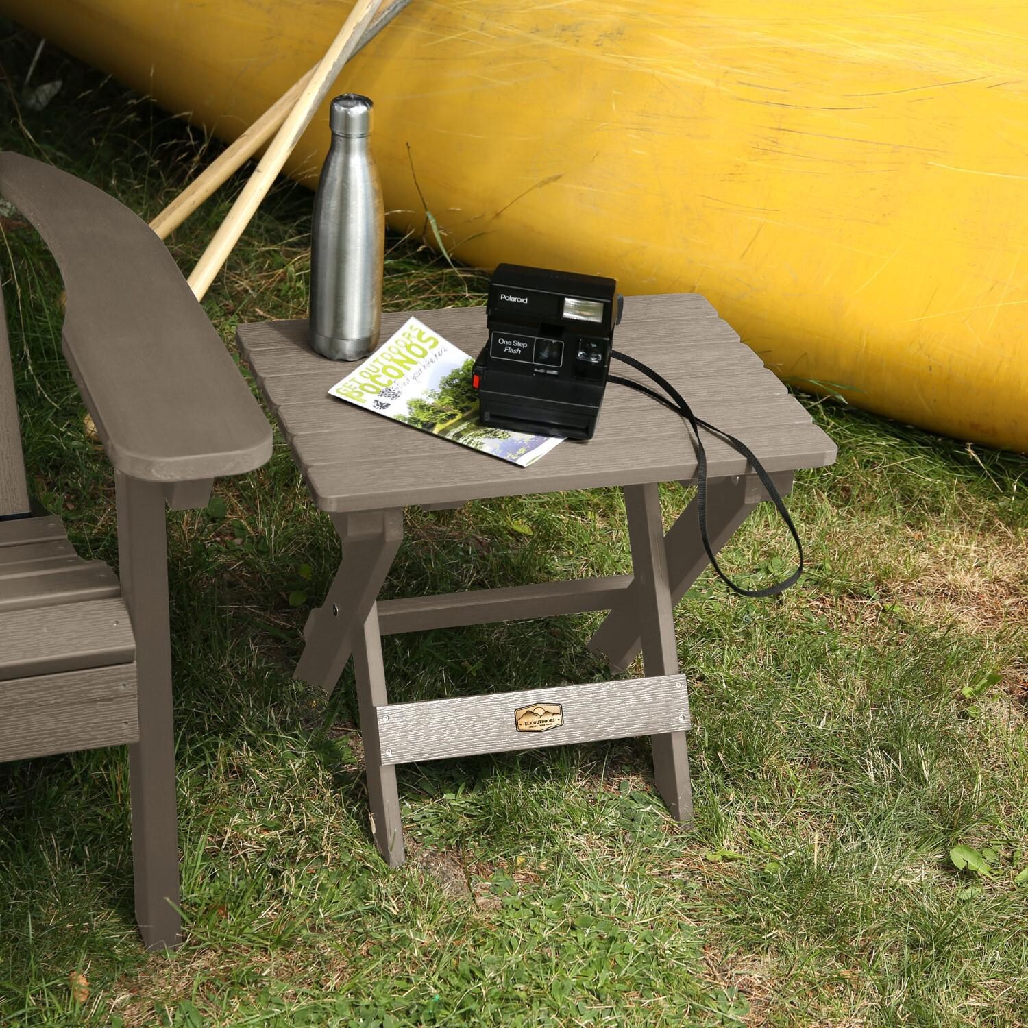 Lakeview The Charmville Folding Side Table - Harbor Gray thumbnail