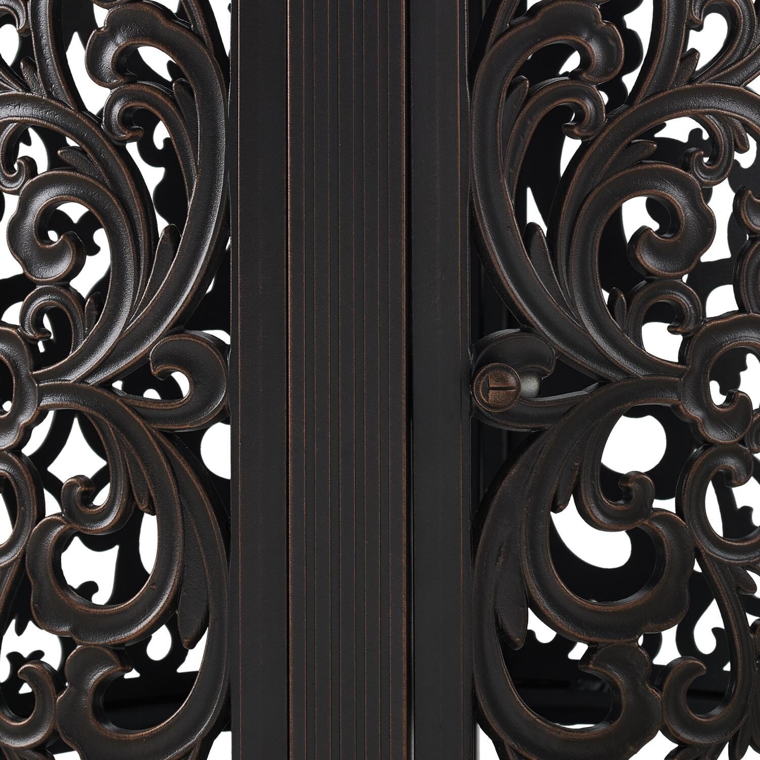 Ultimate Patio 63689 WestCay 34-Inch Round Aluminum Propane Gas Fire Pit - Detail thumbnail