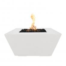 Top Fires by The Outdoor Plus Redan 50-Inch Natural Gas Fire Pit - Limestone Concrete - Match Light