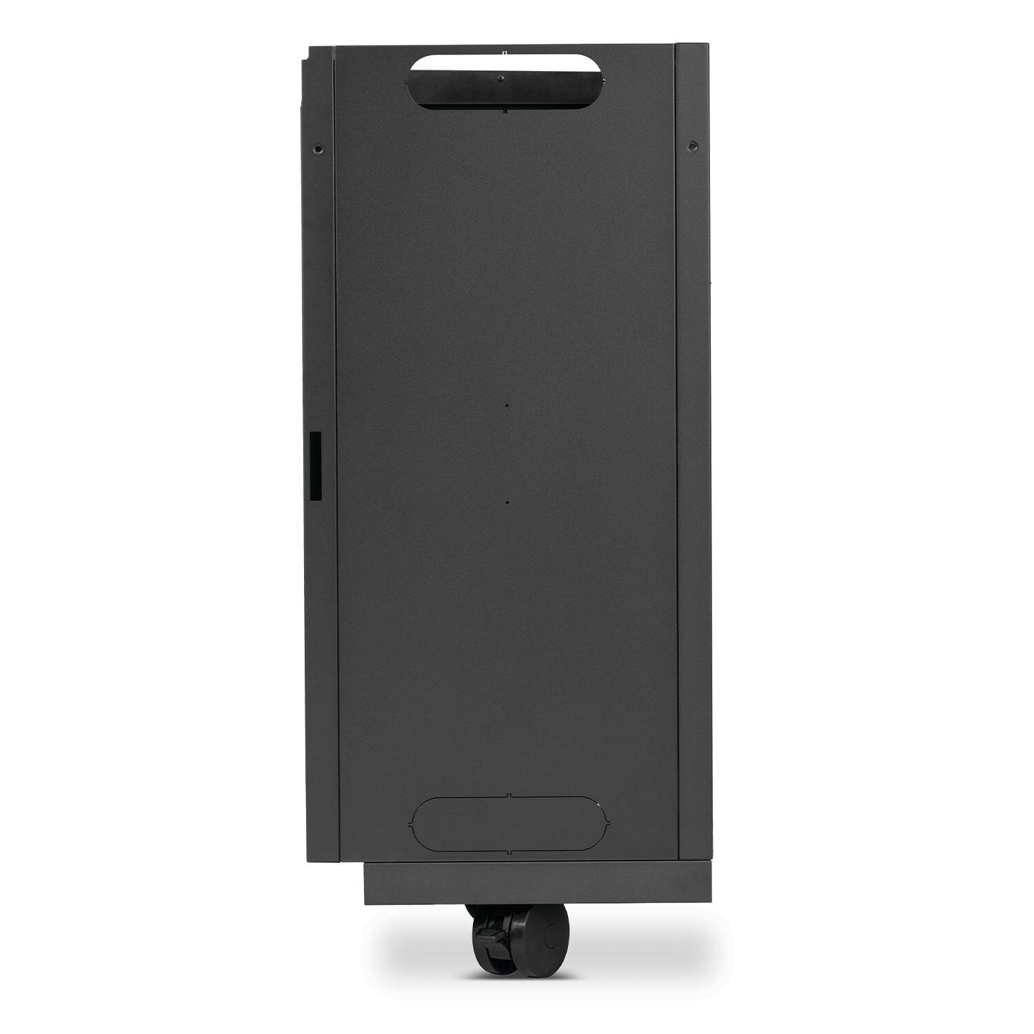 Napoleon 68006 Rogue PRO-S Grill Storage Cabinet Cart - Matte Black - Rear View - White Background thumbnail