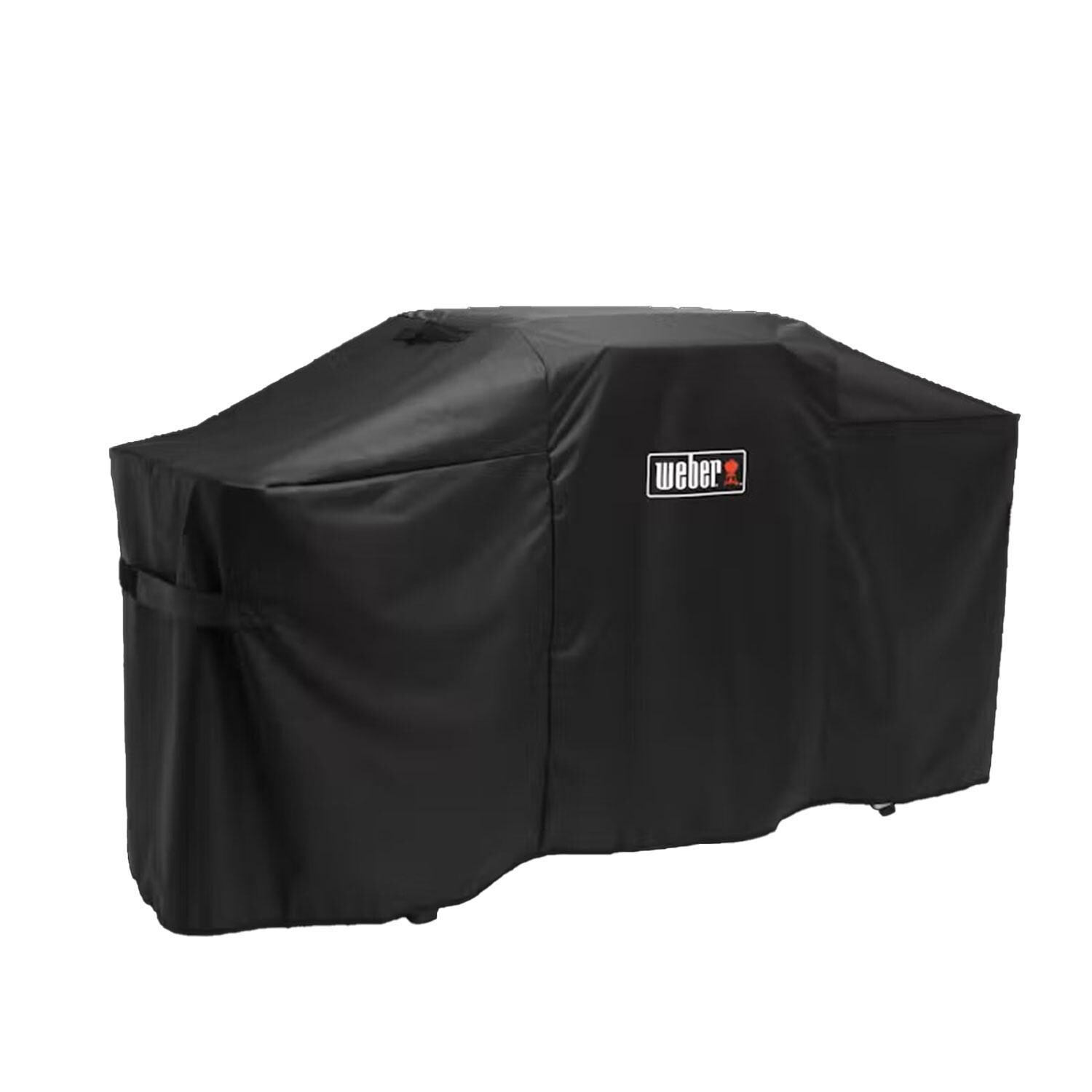 Weber 3400122 Premium Grill Cover for Weber Traveler 17 Inch and 22 Inch Portable Griddles - Angled - White Background thumbnail