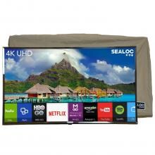 Sealoc Lanai Silver Series 50 Inch 4K LED HDR Outdoor Smart UHDTV W/ Custom Fit TV Cover image