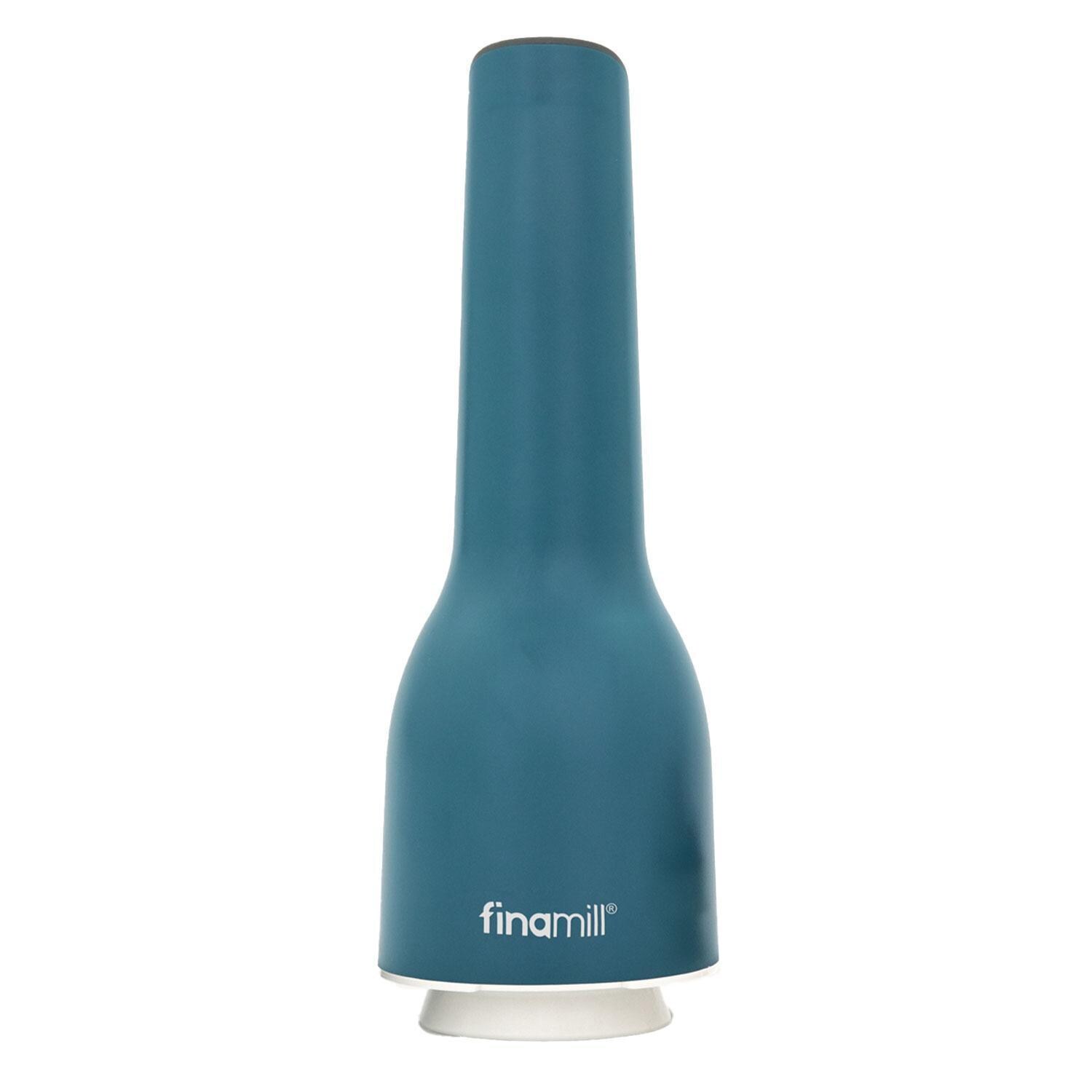 FinaMill GP813437-111OCB Classic Rechargeable Spice Grinder in Ocean Blue w/ 1 Everyday Pod & 1 Peppercorn Pod- White Background thumbnail