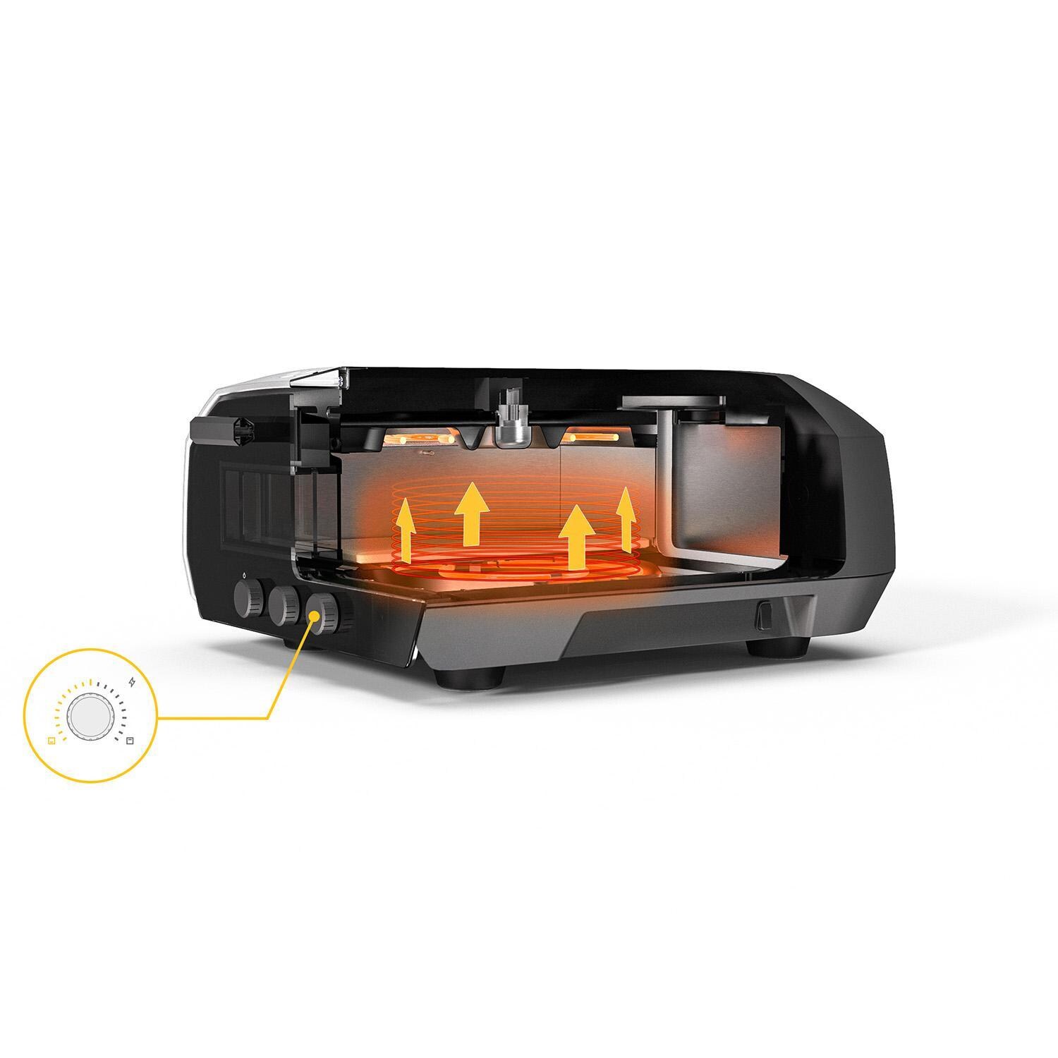 Ooni UU-P12700 Volt 12 Electric Pizza Oven - Bottom Heat Distribution thumbnail